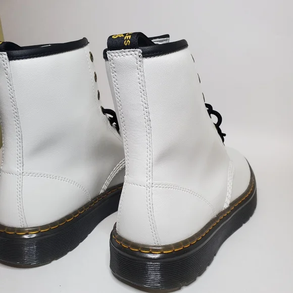 Dr Martens Zavala Boots White Leather Brand New - Picture 6 of 8